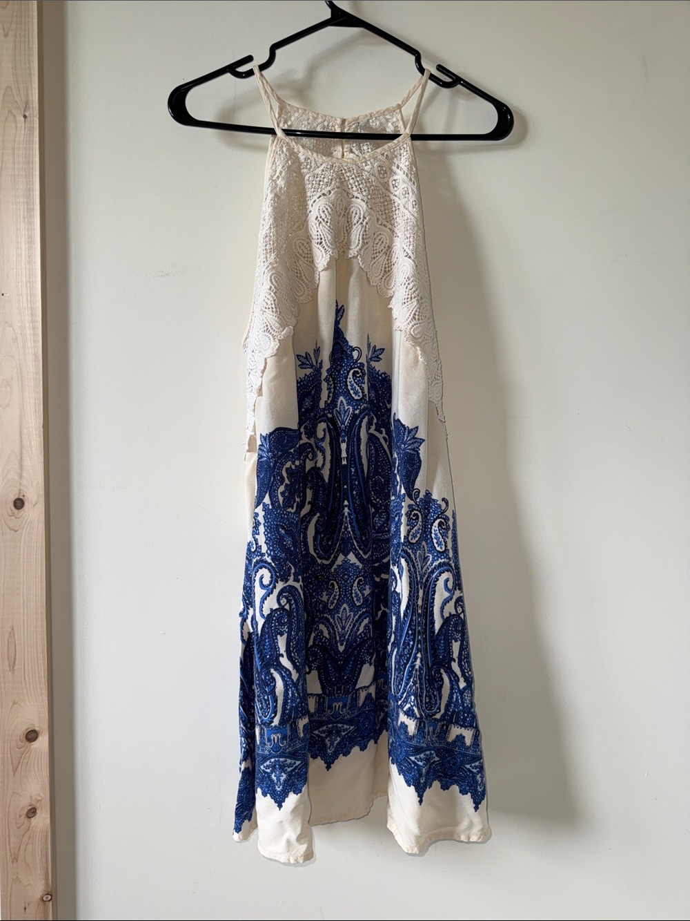Free People Shea Printed Mini Dress, Size Medium